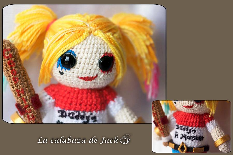 Harley Quinn Amigurumi - Suicide Squad - La Calabaza de Jack