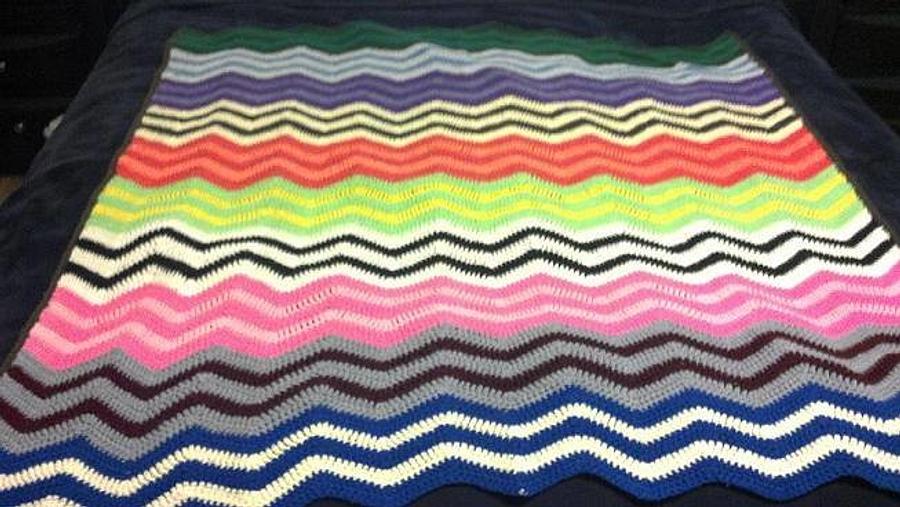 Chevron Afghan