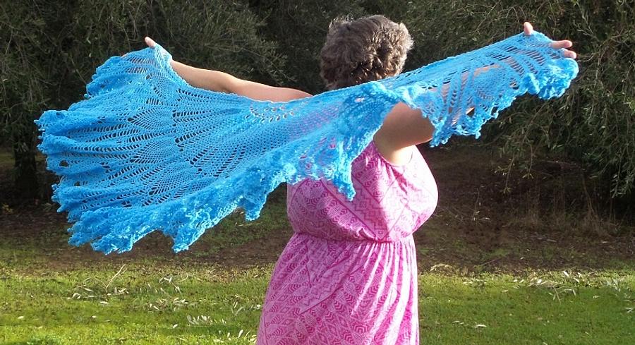 Donna's Butterfly Wings - in Blue