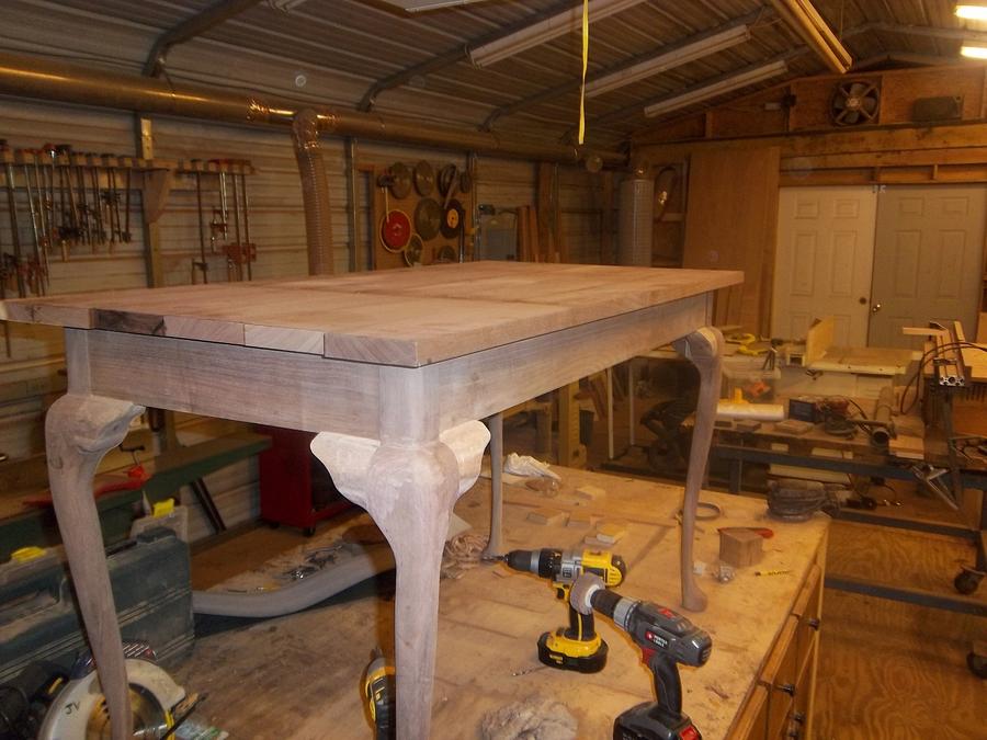 Walnut sofa table