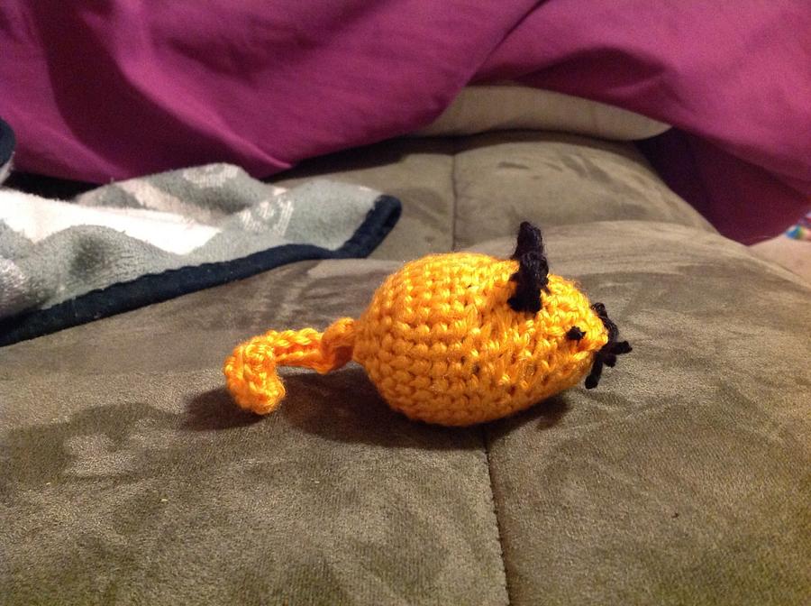 Cute cat toy crocheted egg