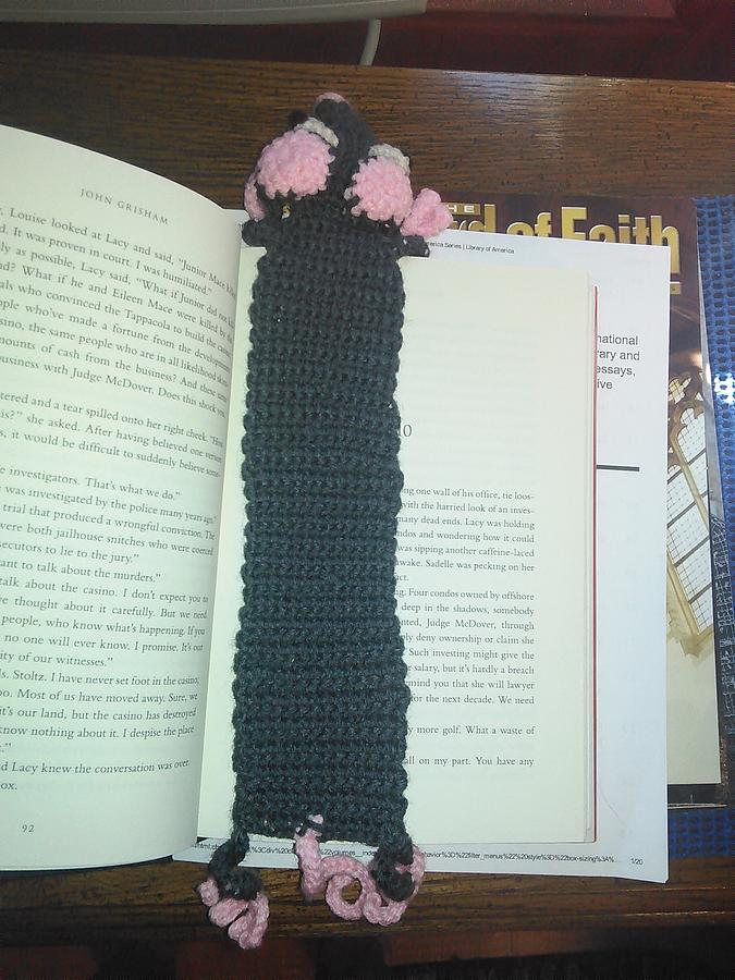 Crochet book mark