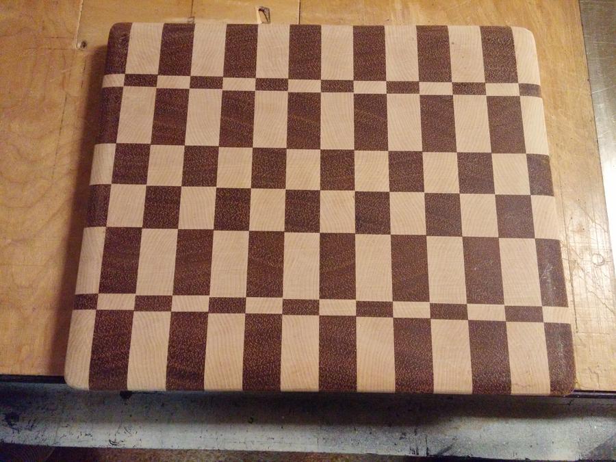 End grain cutting board #2