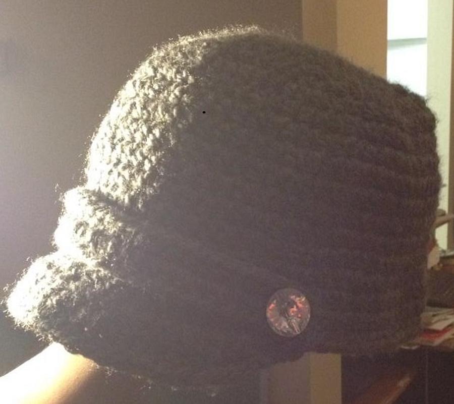 Charcoal Newsboy Hat