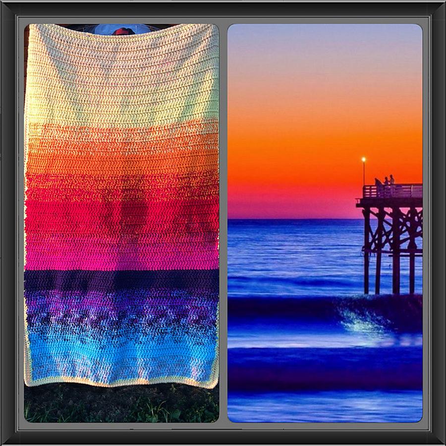 Sunset Beach Throw