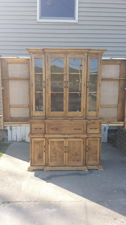 China cabinet w/ hidden compartments