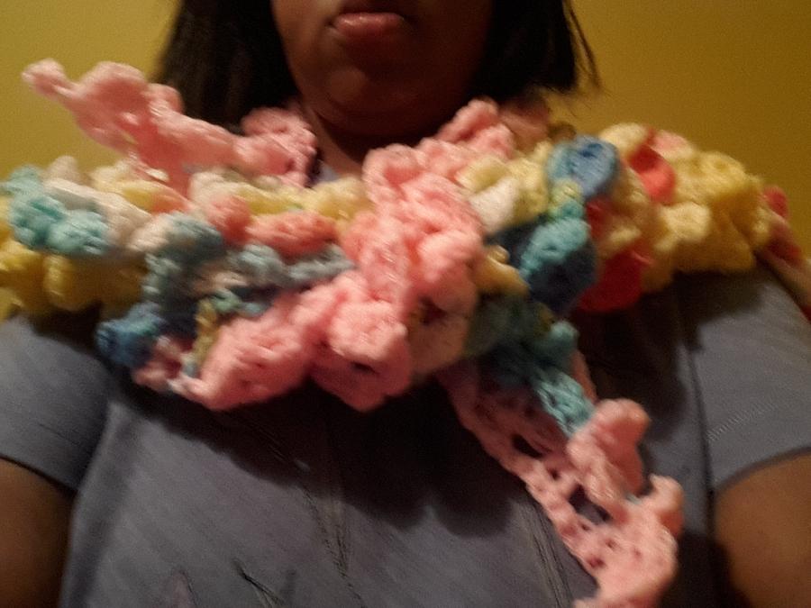 my scarf/shawls I made for me