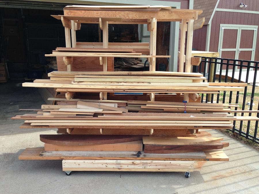Mobil Lumber Rack