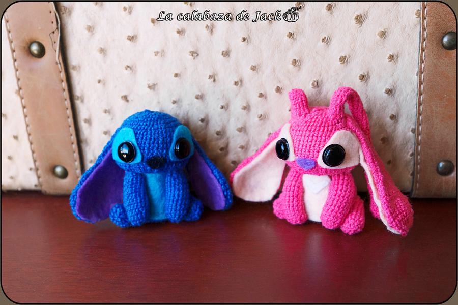 Stitch & Angel Amigurumi - Lilo & Stitch - La Calabaza de Jack