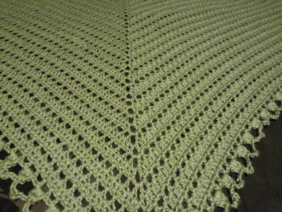 Plain Green Shawl