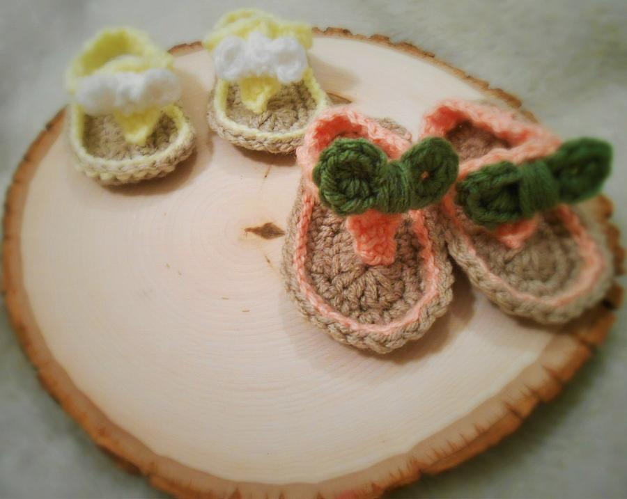 Baby Bow Flip Flops