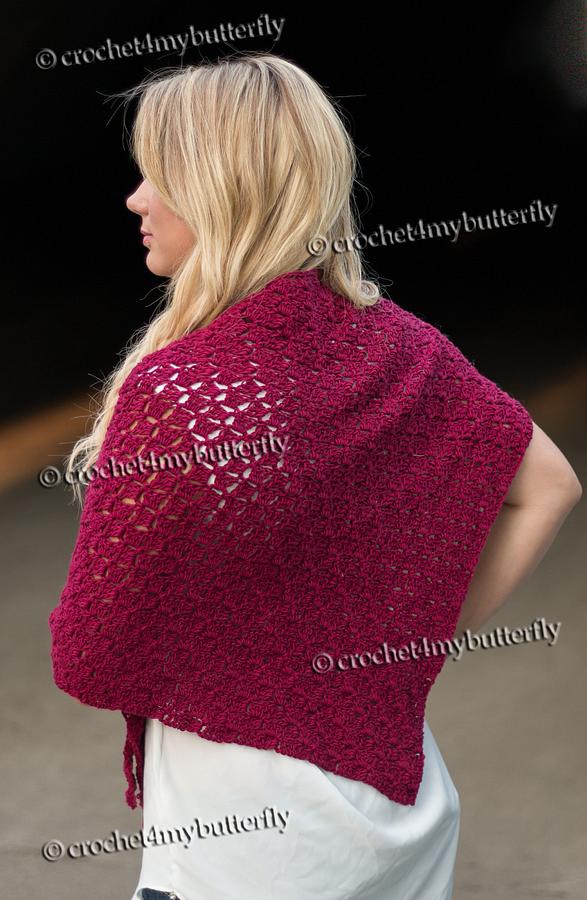 Box Stitch Triangle Shawl