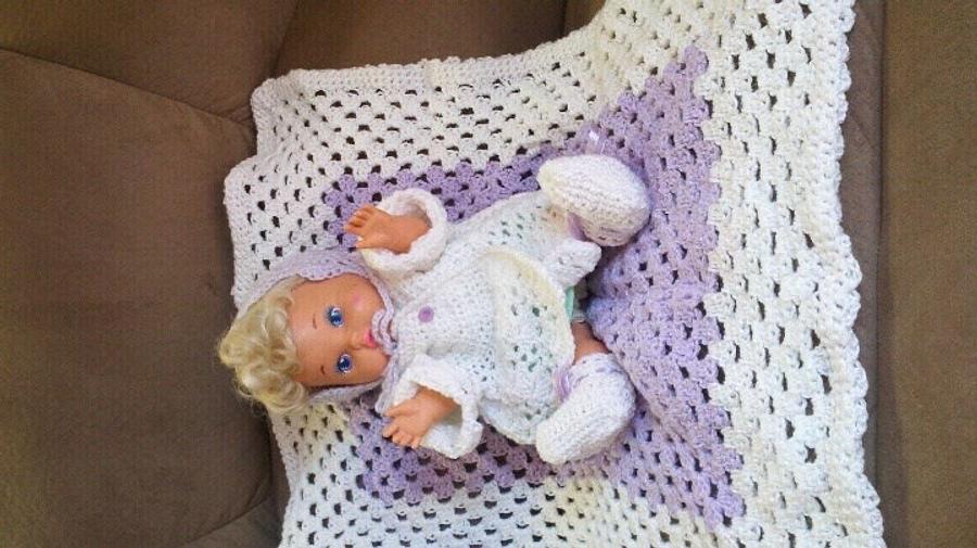 Baby doll layette set