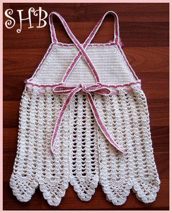 Shabby Chic Apron Style Crochet Halter