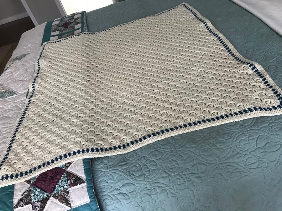 Crocheted C2C baby blanket 