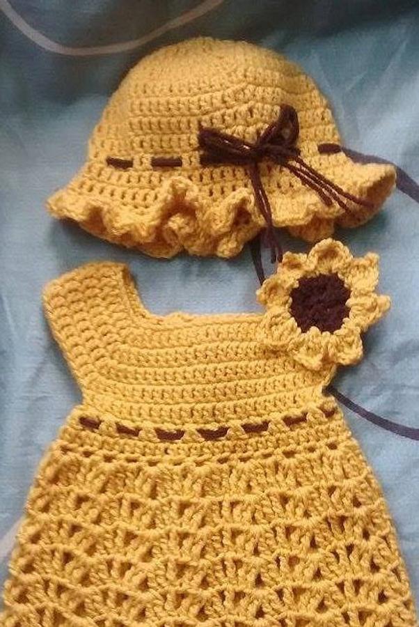 Sunflower Dress -Toddler Dress