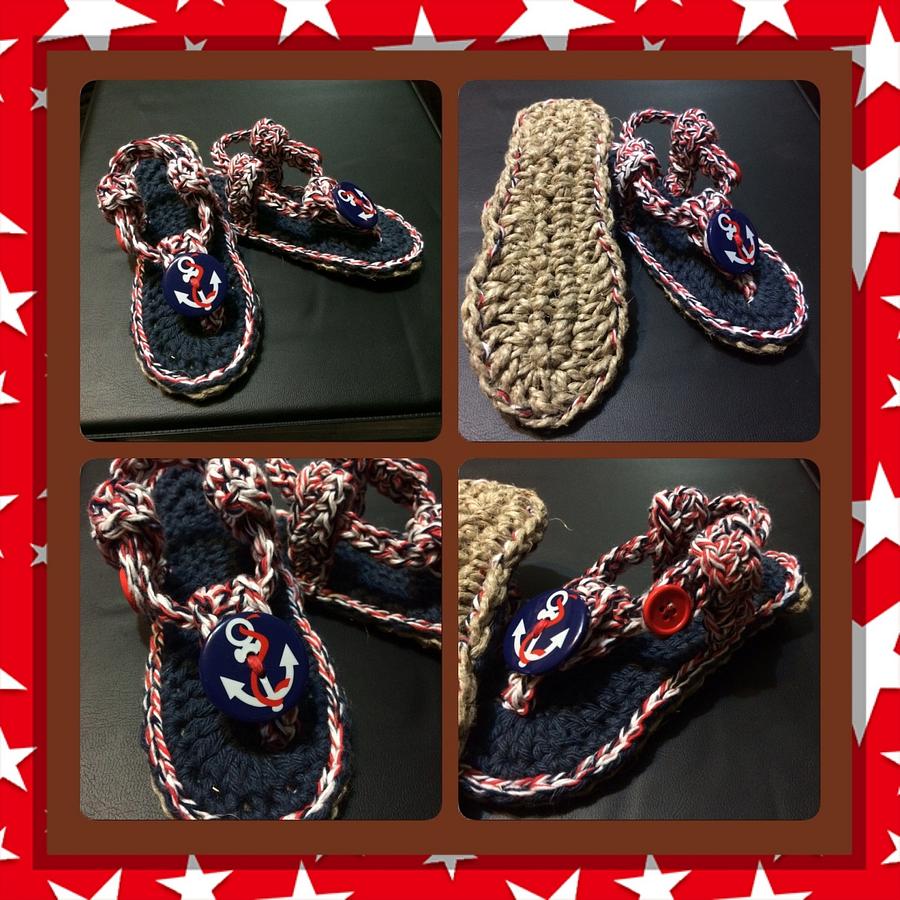 Baby Nautical Sandals