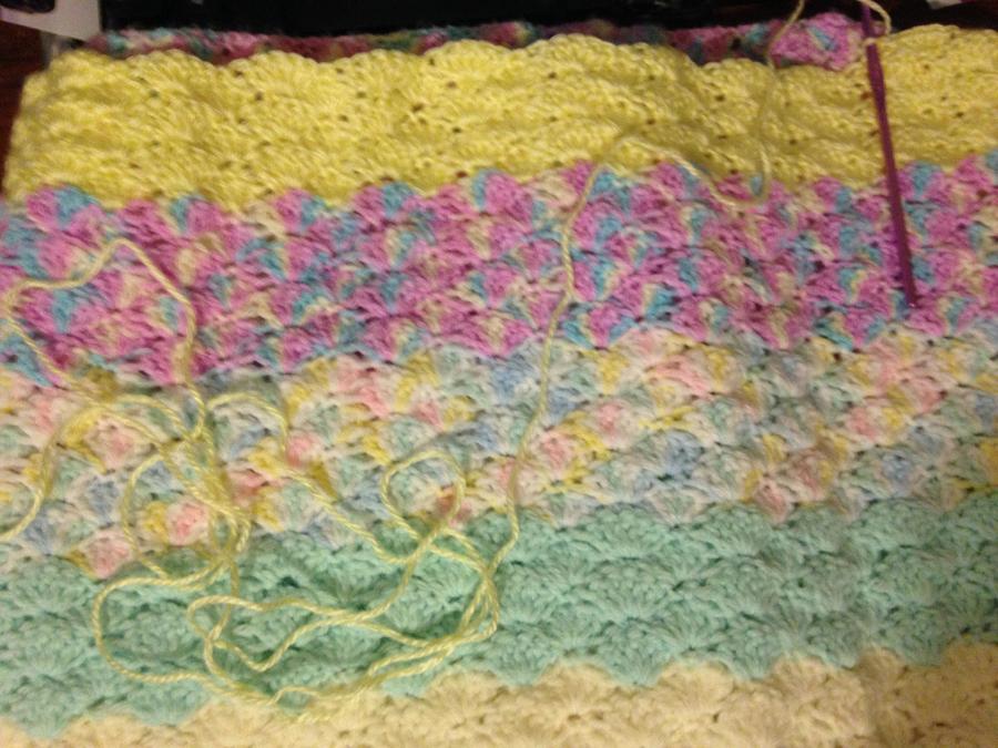 Little girls baby blanket