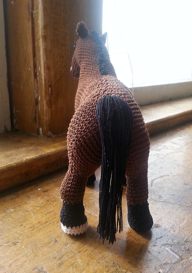 crocheted Horse