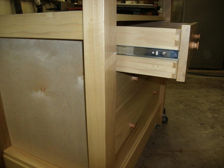 Outfeed Table/Workbench With Storage