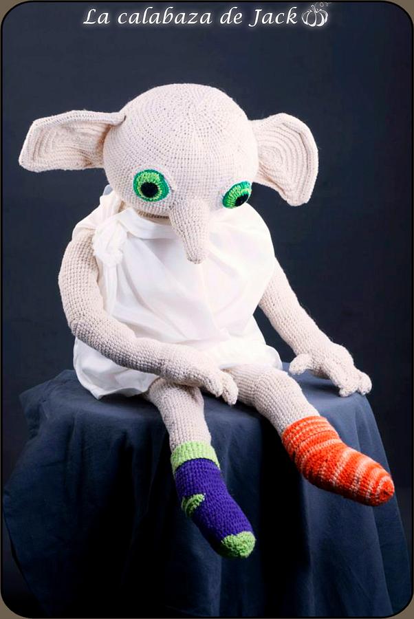 Crochet Dobby - Harry Potter - La Calabaza de Jack