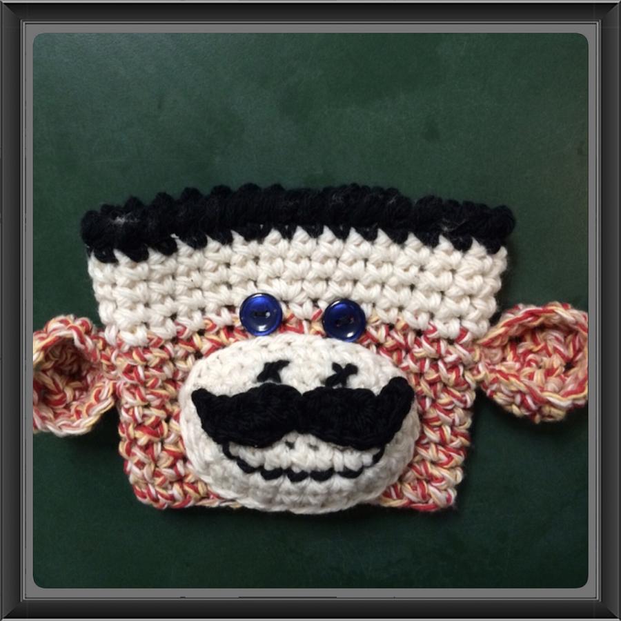 Sock Monkey Cup Cozies