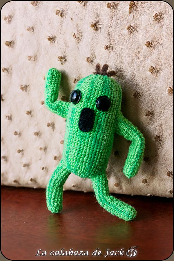 Cactuar Amigurumi - Final Fantasy - La Calabaza de Jack