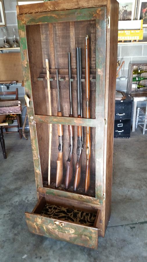 redneck gun cabinet
