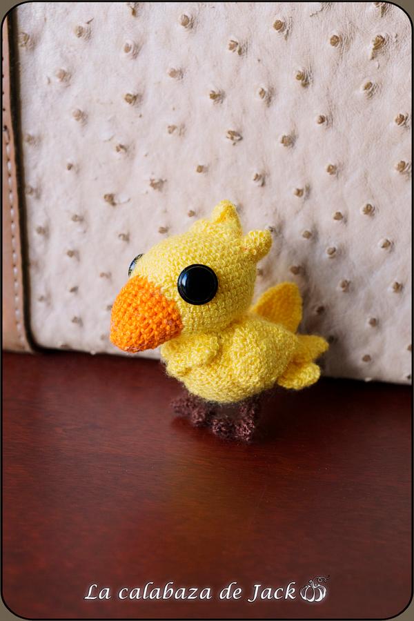 Chocobo Amigurumi - Final Fantasy - La Calabaza de Jack