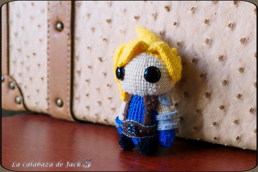 Cloud Amigurumi - Final Fantasy - La Calabaza de Jack