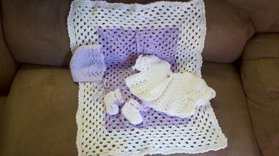 Baby doll layette set