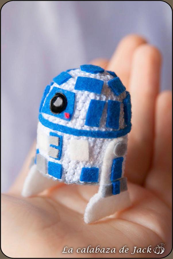 R2D2 Amigurumi - Star Wars - La Calabaza de Jack