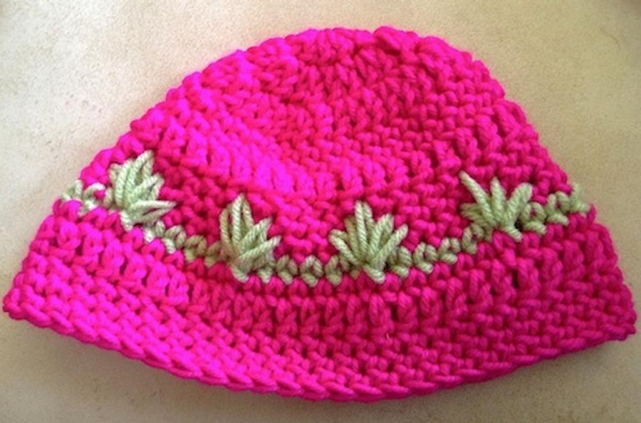 Clustered Spike Stitch Hat