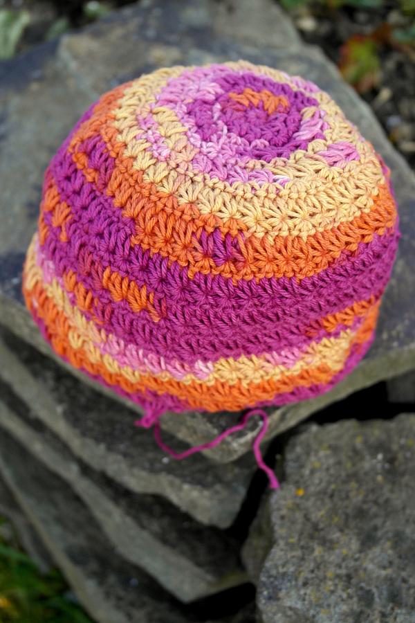 Crochet star hat