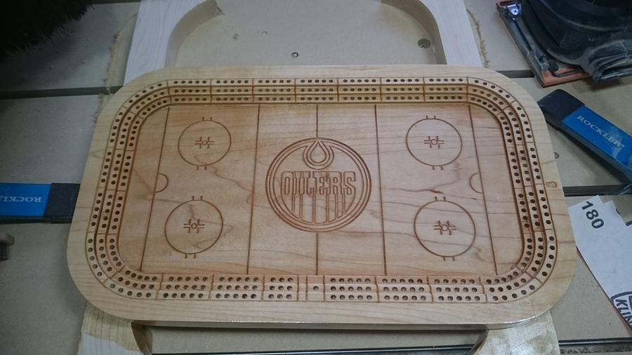 Hockey Theme Cribbage Board