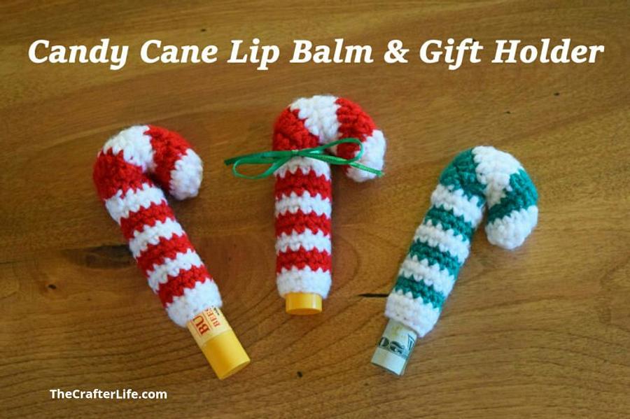 Candy Cane Lip Balm & Gift Holder