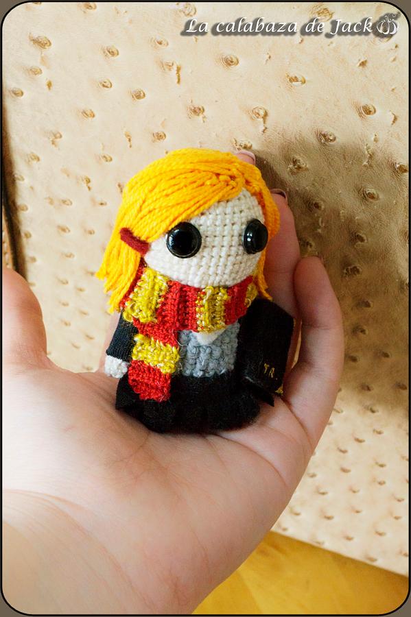 Ginny Weasley Amigurumi - Harry Potter - La Calabaza de Jack