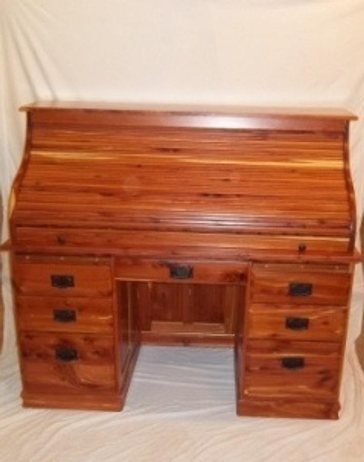 Cedar Roll top desk