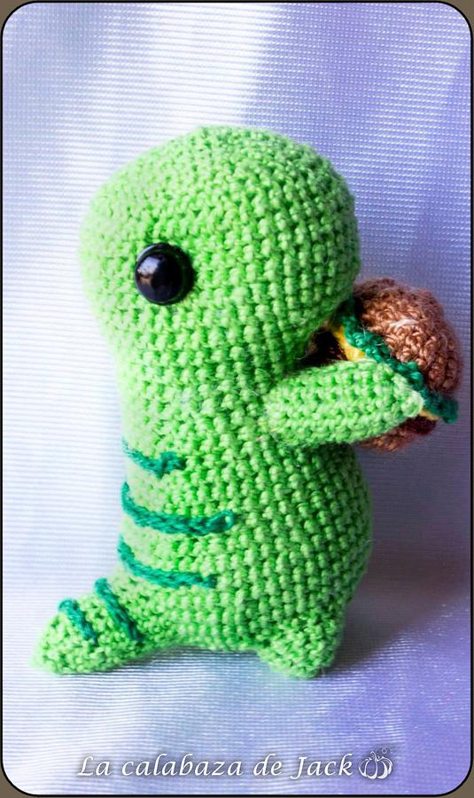 Dino Amigurumi - La Calabaza de Jack