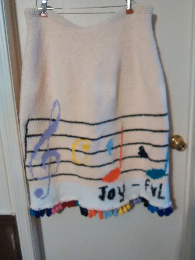 Musical Skirt and colorful top