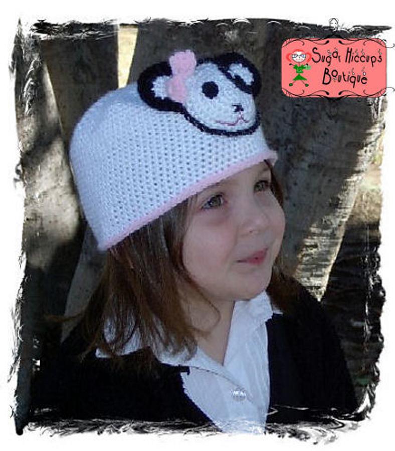 Made to Match Gymboree Imaginary Friends Panda Crochet Hat