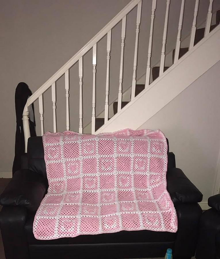 Baby Girl Cot Blanket