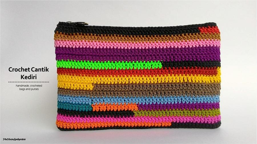 Colorful clutch