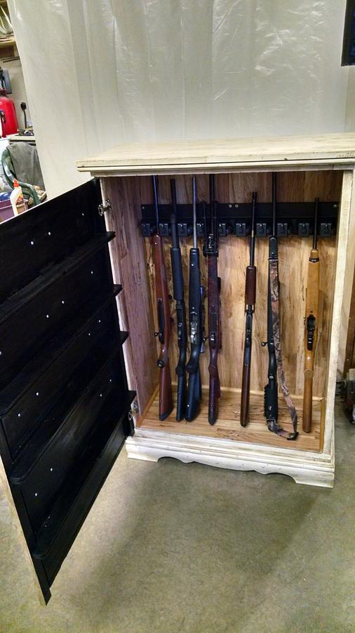 Hidden gun cabinet