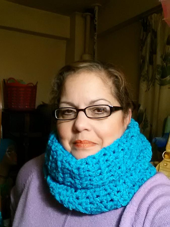 Turquoise Scarf Cowl