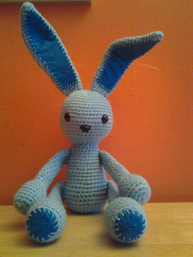 Ice Blue the Alien Bunny