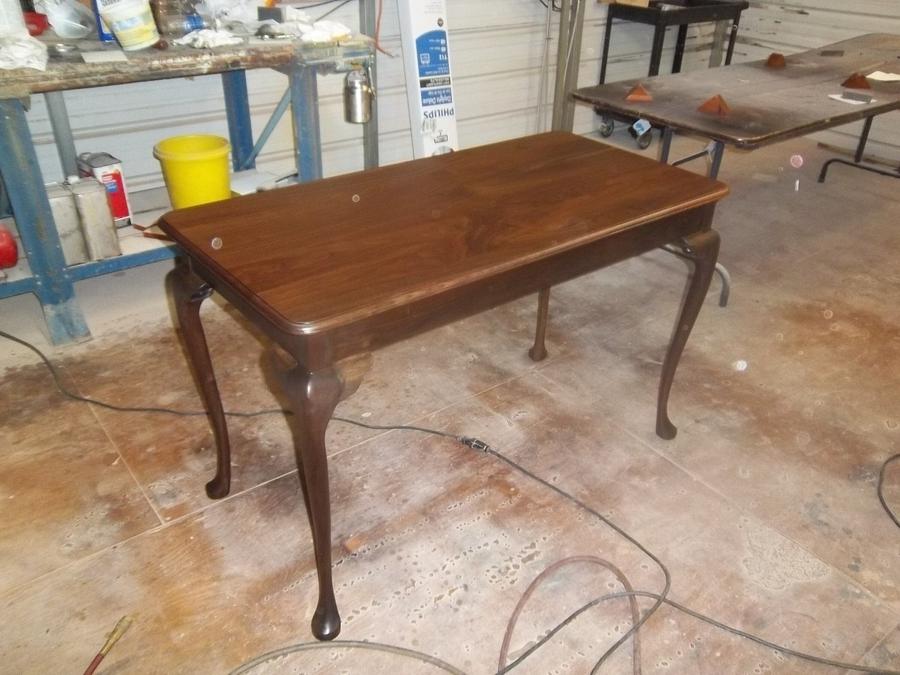 Walnut sofa table