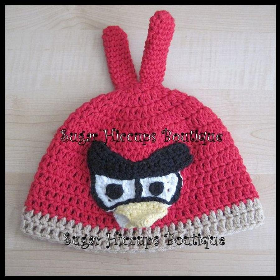 Not So Happy Birds Crochet Hats