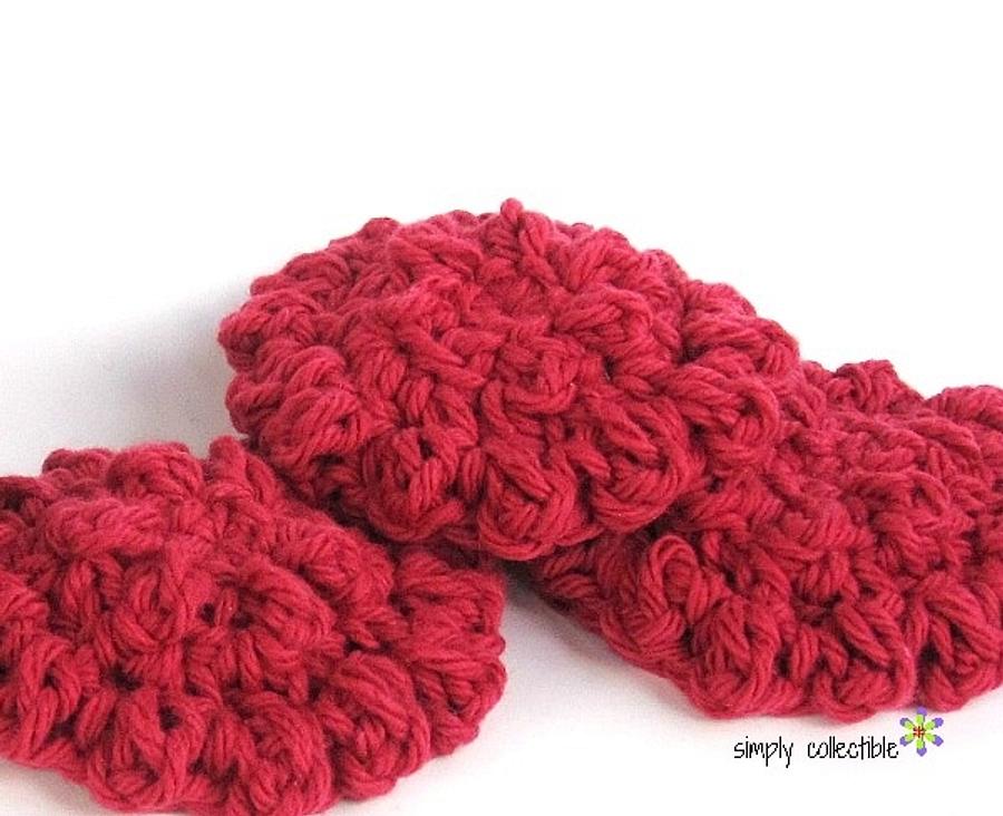 Free Pattern for Reusable Cotton Balls or Spa Scrubbie