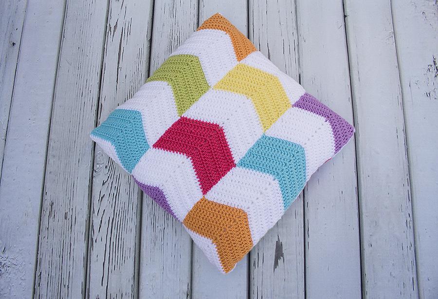 Chevron mix up Cushion cover